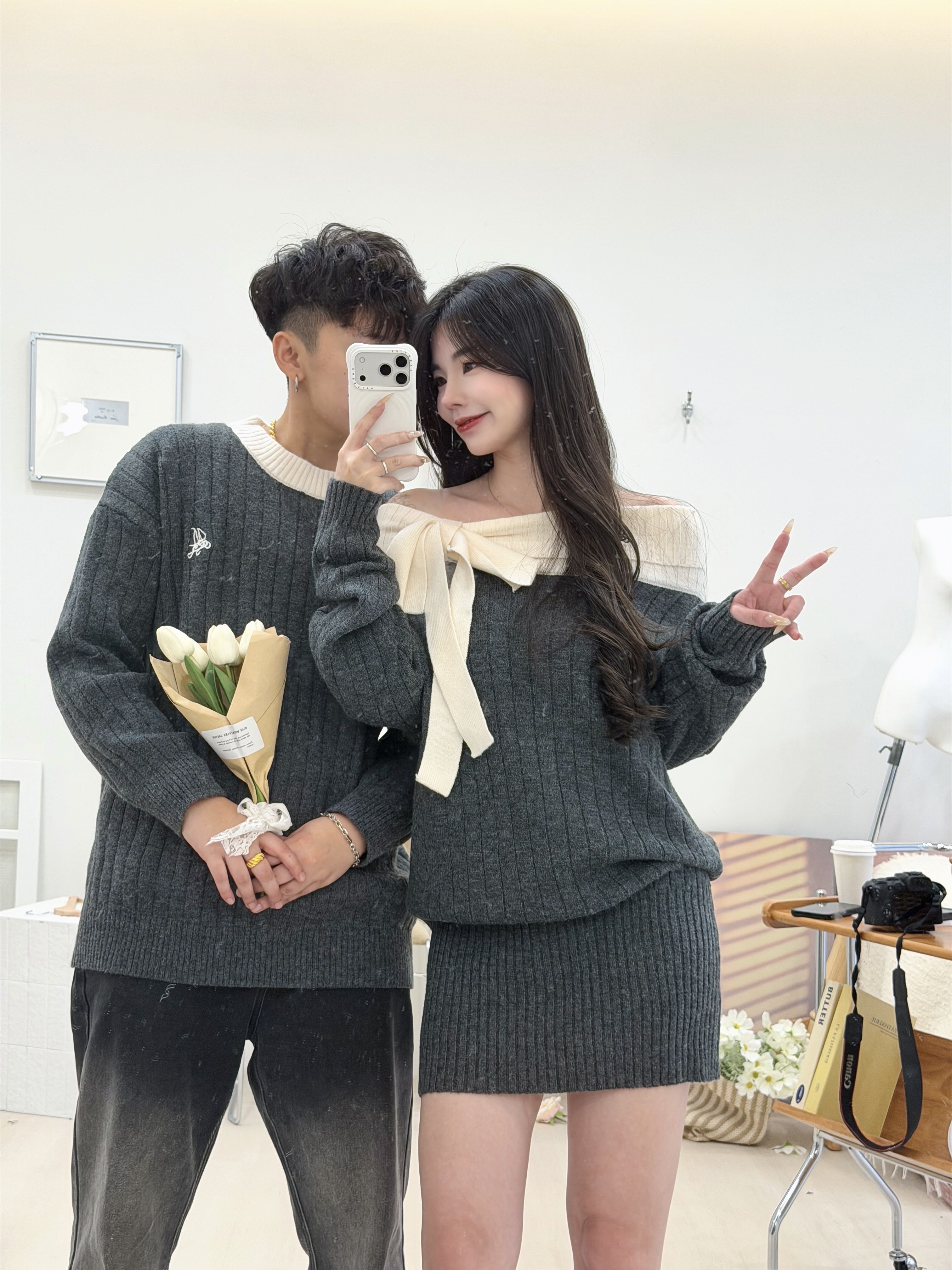 秋冬韓系毛衣套裝🩶