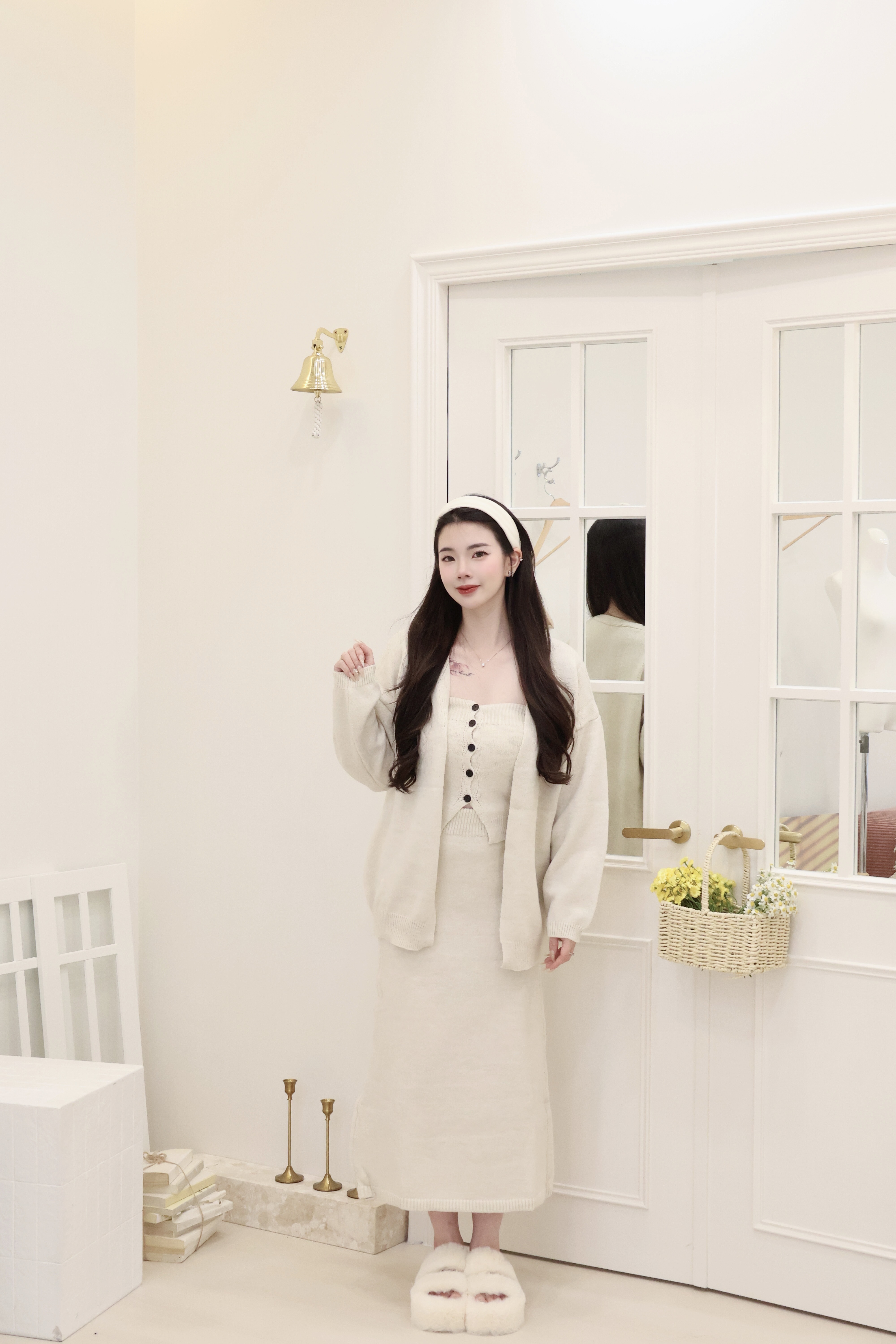 韓版厚底毛毛拖🐰