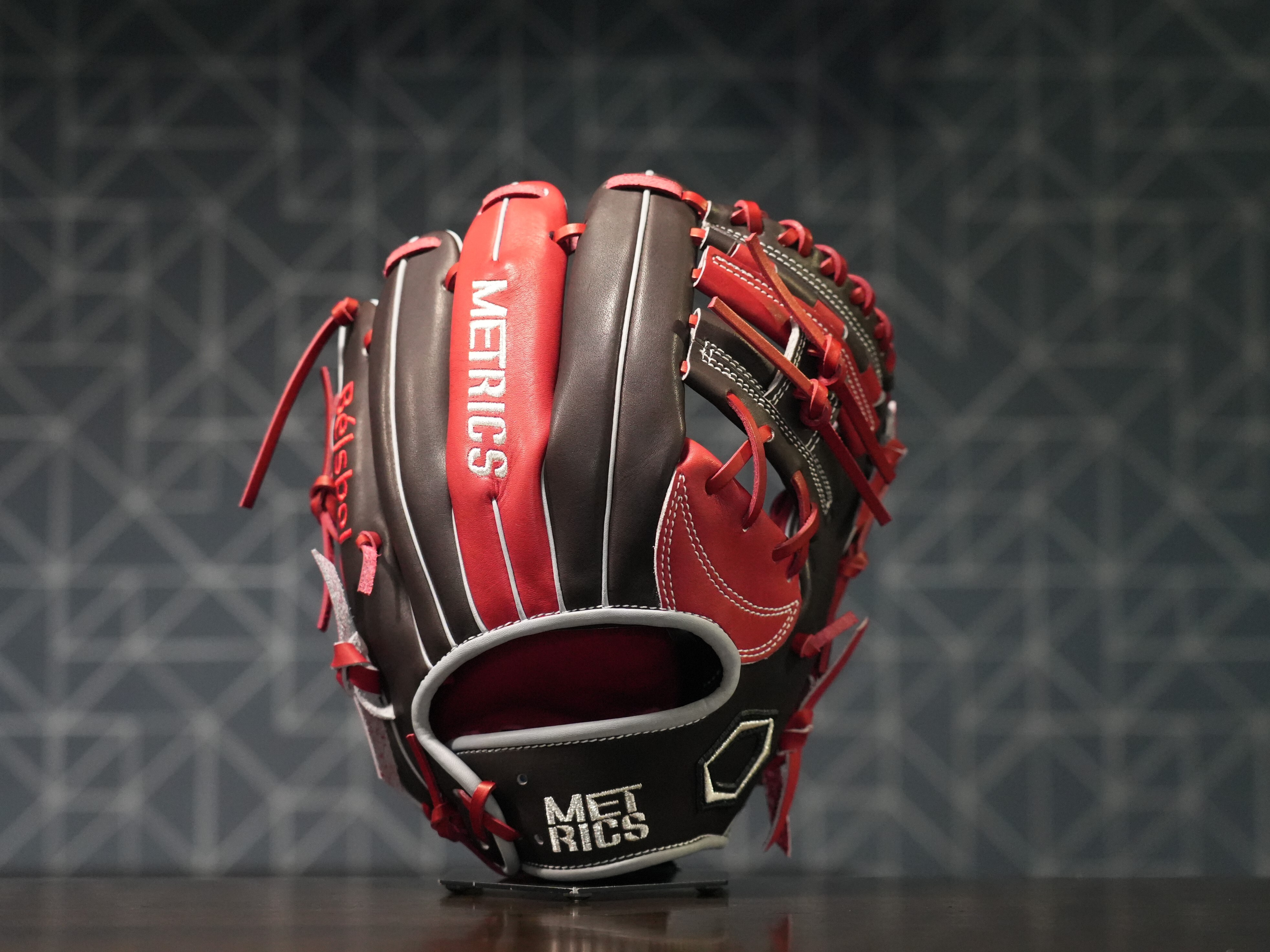 12吋 Metrics 軟硬兼用 大內野 手套 瘋牛限定版 棕黑x酒紅 M2509-039