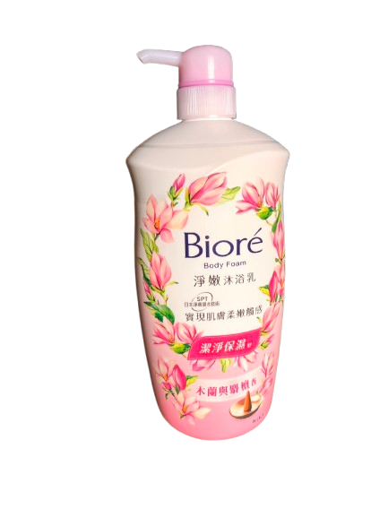 台北院|Biore淨嫩沐浴乳潔淨保濕型-木蘭與麝檀香(1入)