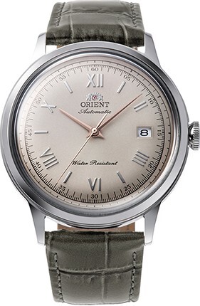 萬年鐘錶 - 東方錶  ORIENT  經典系列時尚機械皮革款男錶 RA-AC0025N  錶徑40.5mm