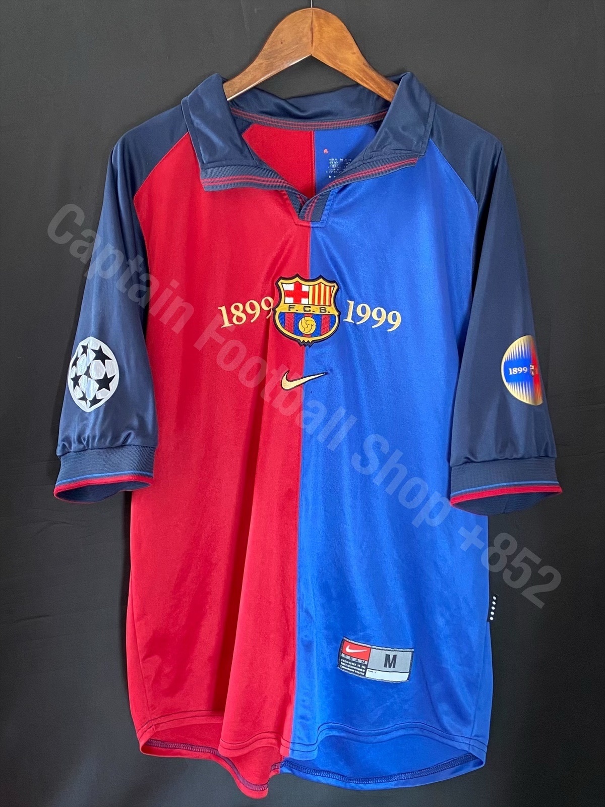 (Signed) FC Barcelona 1999-2000 Nike Centernary Home Shirt #11 RIVALDO