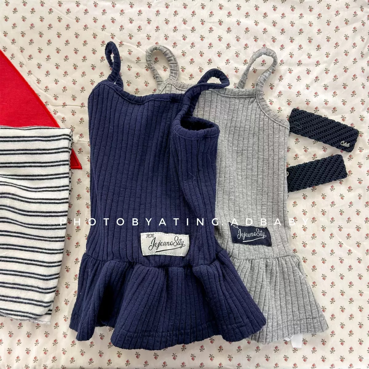 兩色浪漫疊穿背心