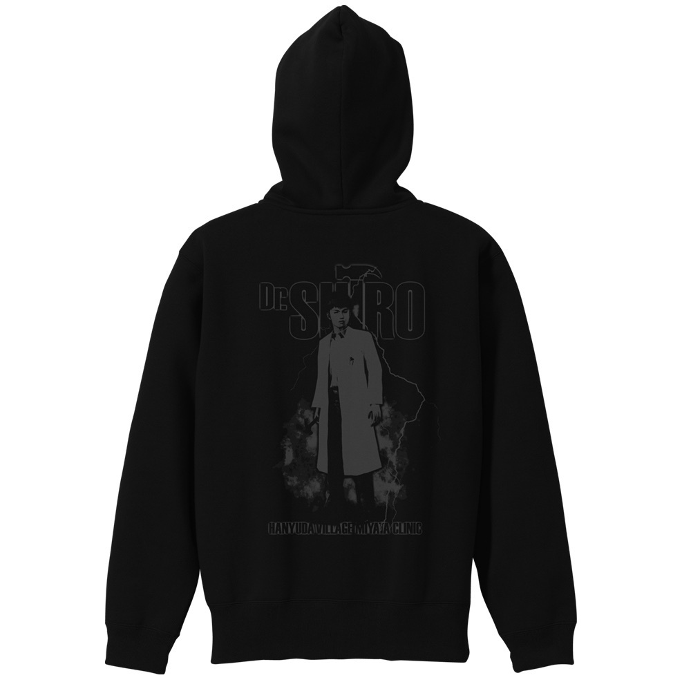 Cospa 011226 宮田司郎 ジップパーカー [SIREN] BLACK