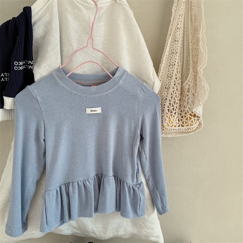 三色甜美花邊上衣