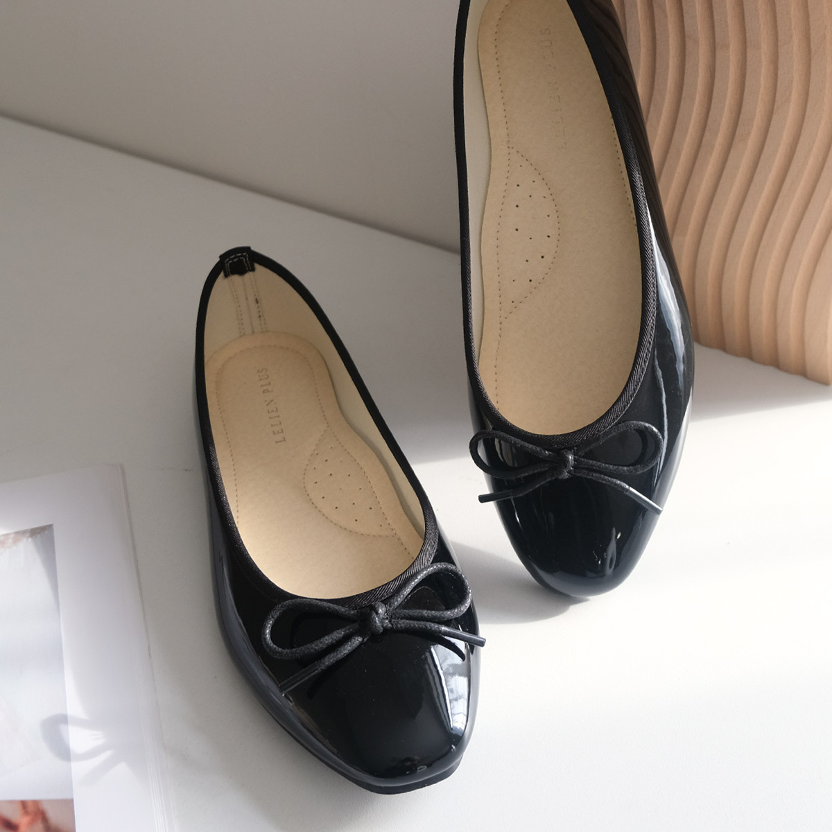 舞者姿態 半方頭蝴蝶結芭蕾娃娃鞋｜春夏色【FX2030-1】