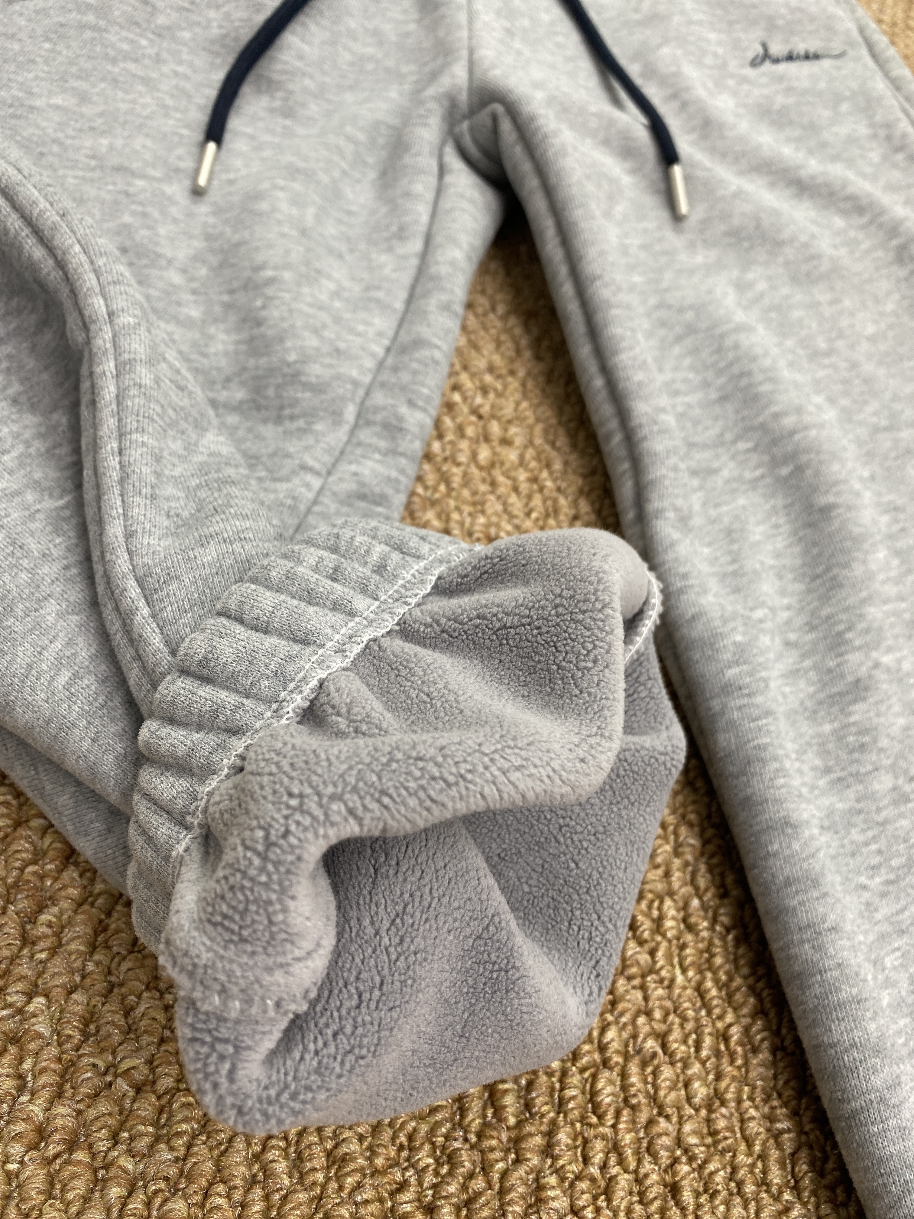 A03974厚刷毛束口棉褲