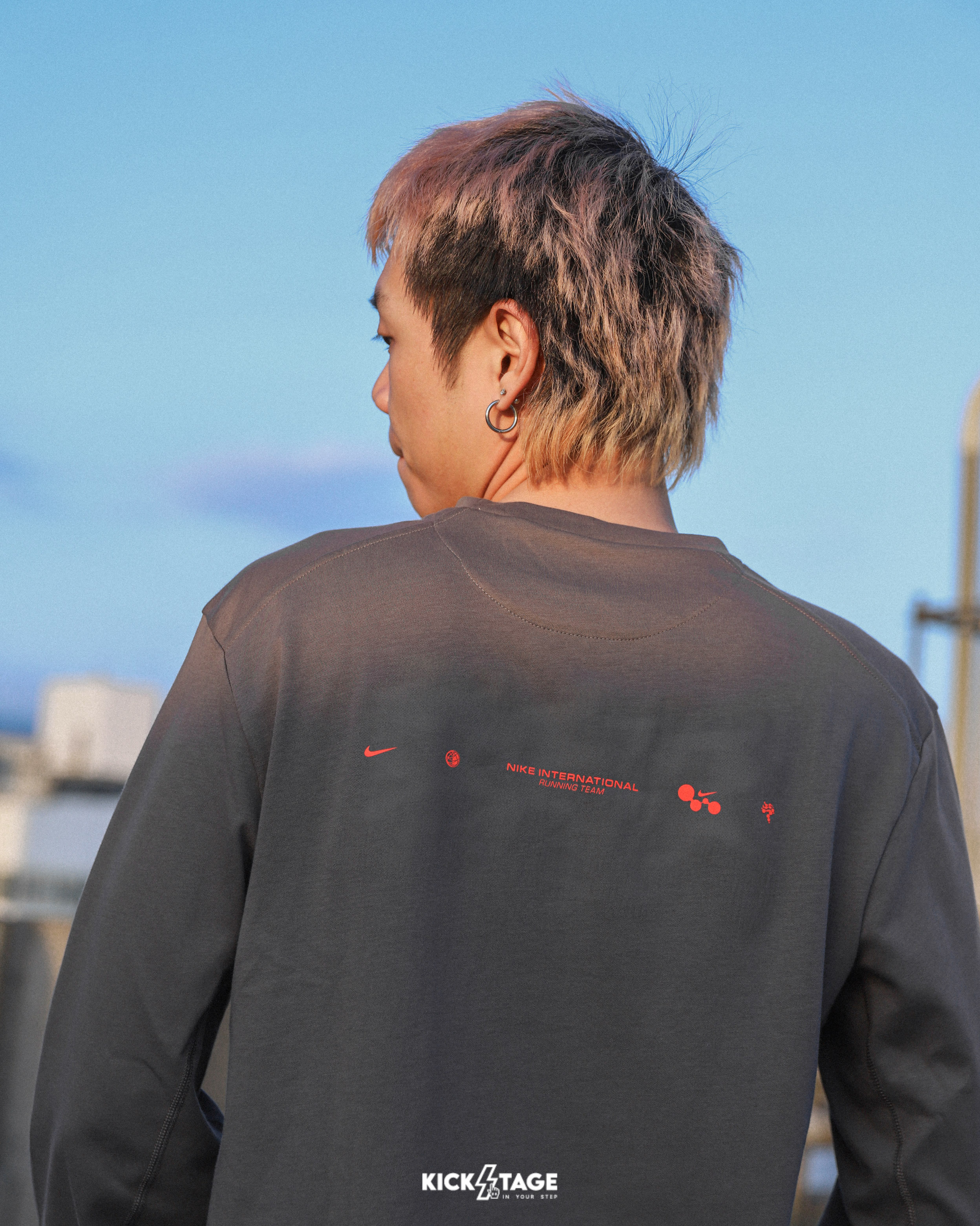 男款 NIKE DRY PRIMARY TEE 岩灰 印花 小標 速乾 訓練 長袖 長T【IM9683-289】NKTF