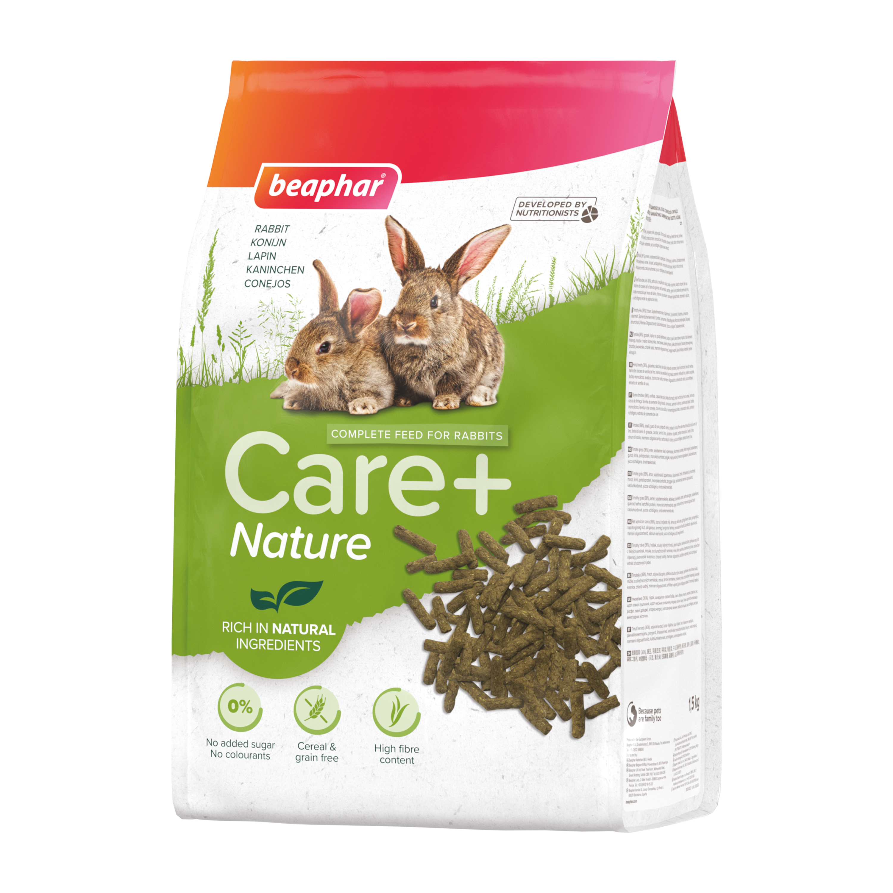 鉑金成兔無穀高纖飼料｜樂透 Beaphar