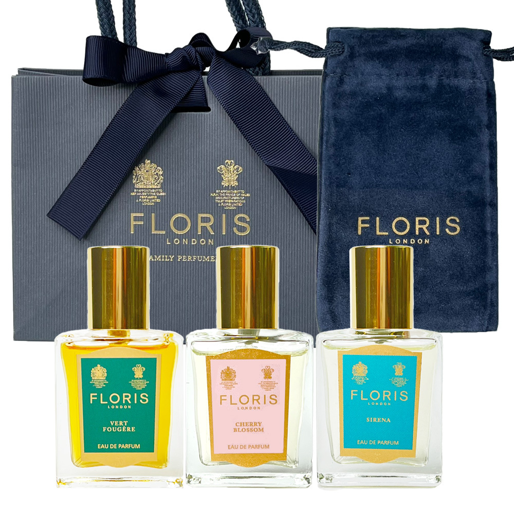 FLORIS 御藏系列 海洋之子/御花見/爵藤之旅 淡香精 15ml 噴式小香 -任選 (贈布袋+紙袋)