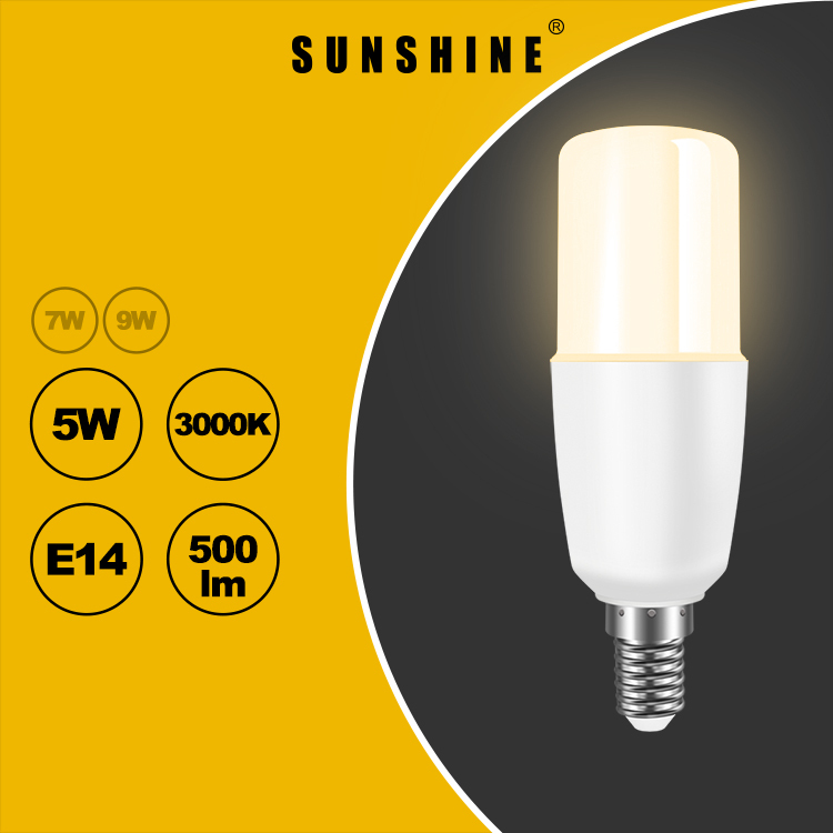 LED燈膽(棒燈) 5W E14細螺頭 白光6500K / 黃光3000K LPINB-5E14D/W