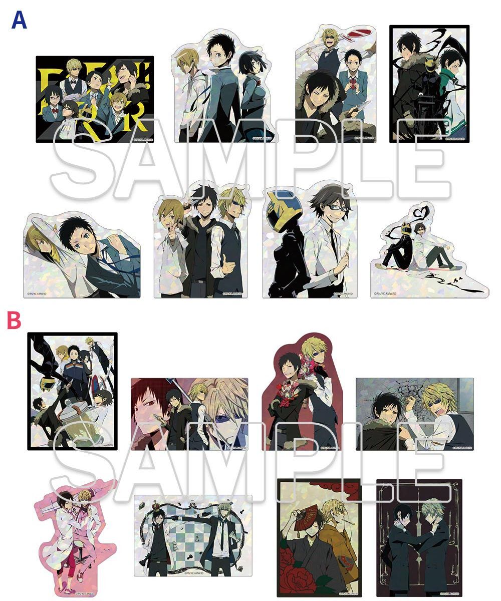 預購-『無頭騎士異聞錄 DuRaRaRa!!×２』集換式閃亮亮貼紙 PACK盲盒販售 隨機出貨 系列【日本進口精品】