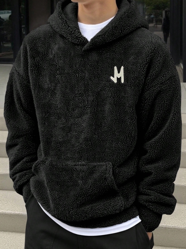 KADMAX大尺碼-大碼男純色毛絨羊毛帽TEE〈KSMS2721〉