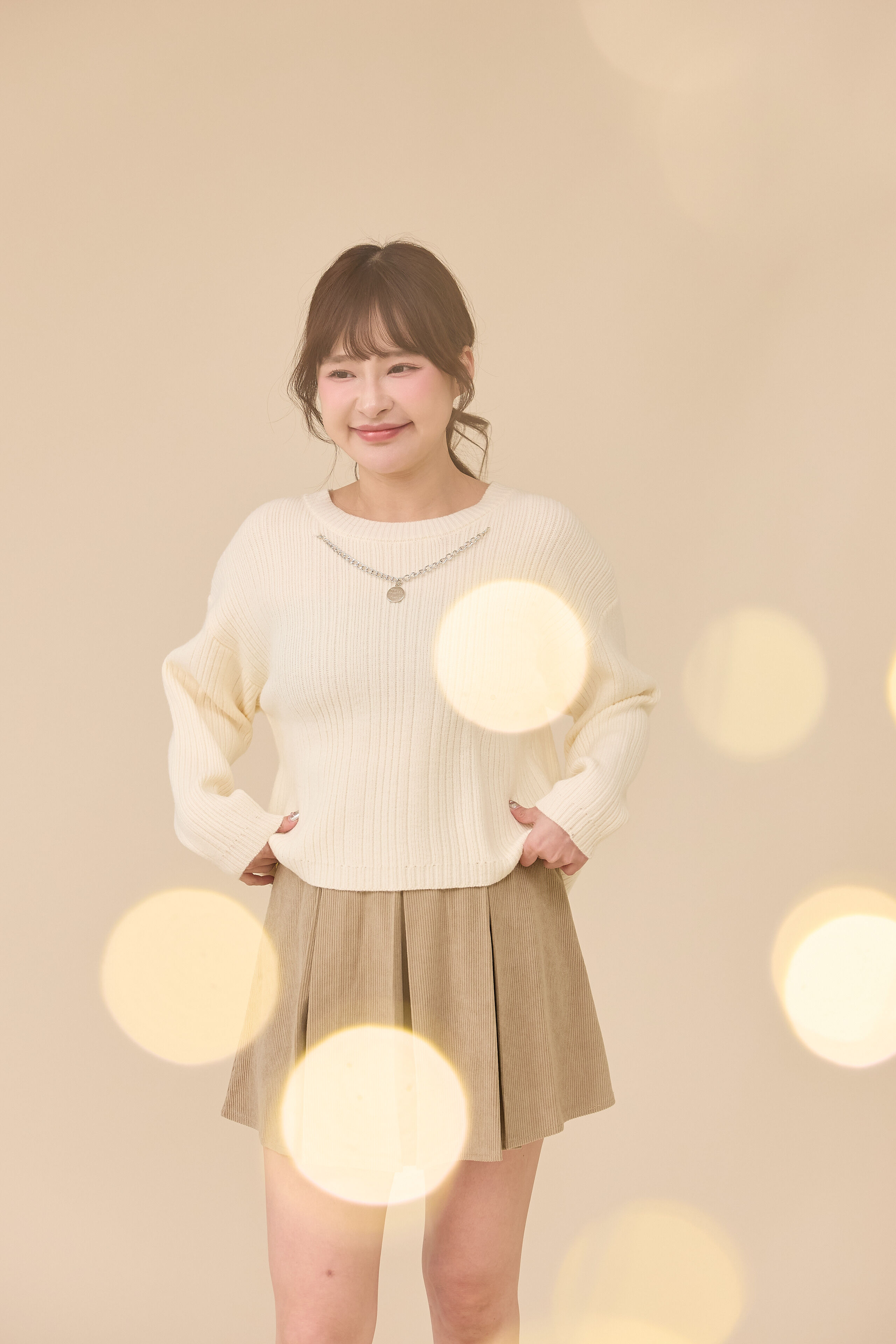 法朵Fado shop｜ 直坑紋附鍊短紋織版衫 011A458 五色