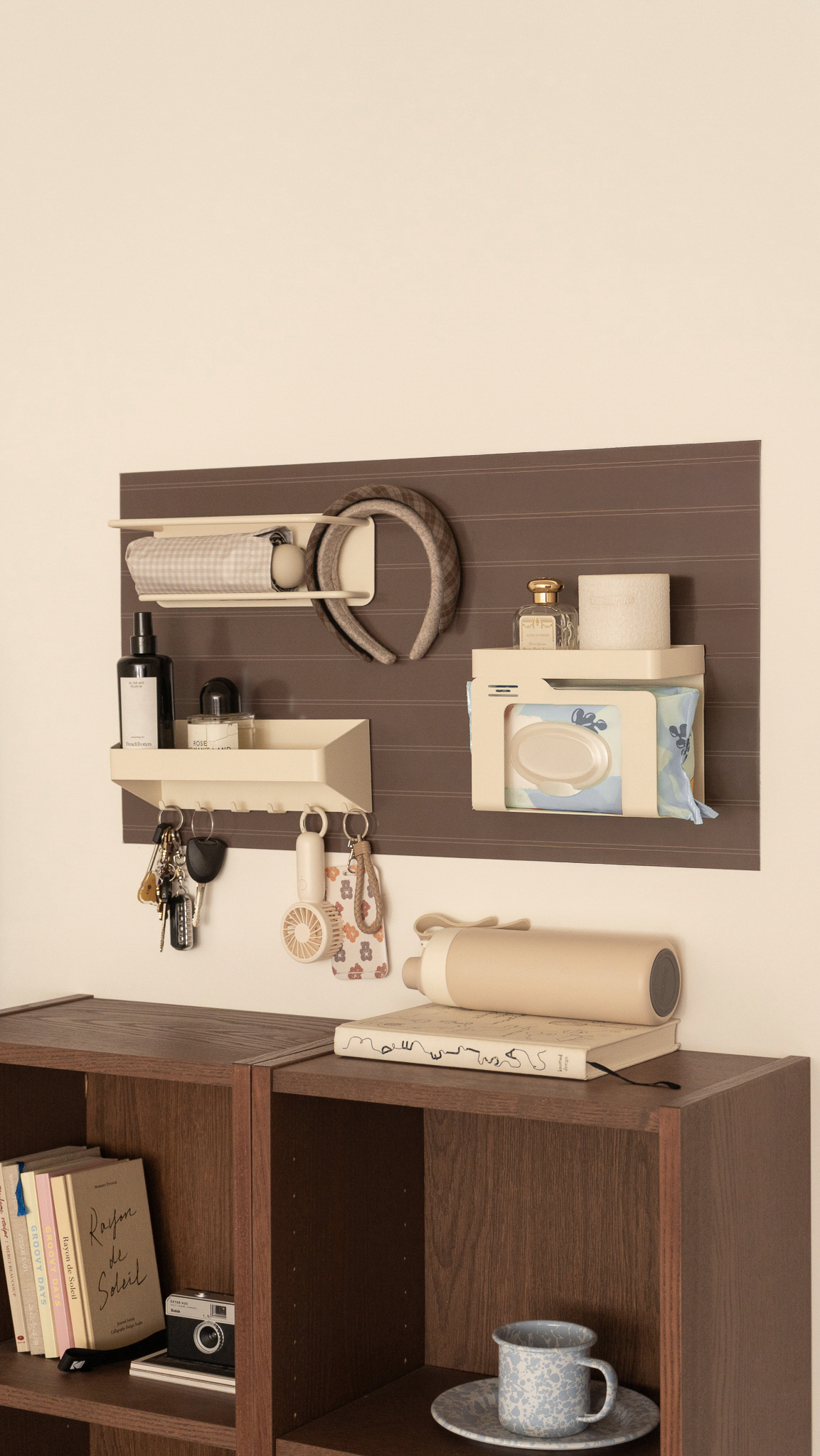 〔70x100cm〕引磁布& 磁吸收納配件〔收納新革命-玄關系列〕