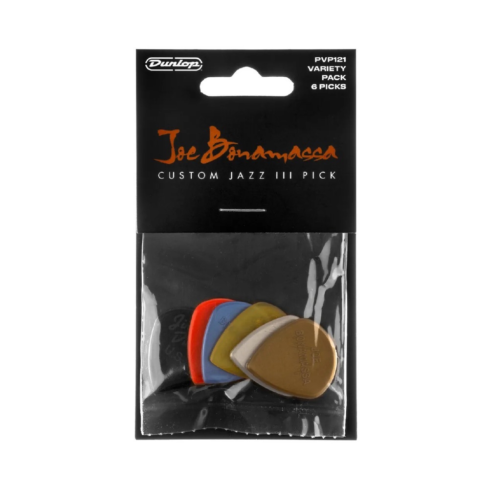Dunlop Jim Dunlop/PVP121 JAZZ III JOE BONAMASSA 綜合匹克組(6片裝) 第 3 張圖片｜三峽配件 / 週邊
