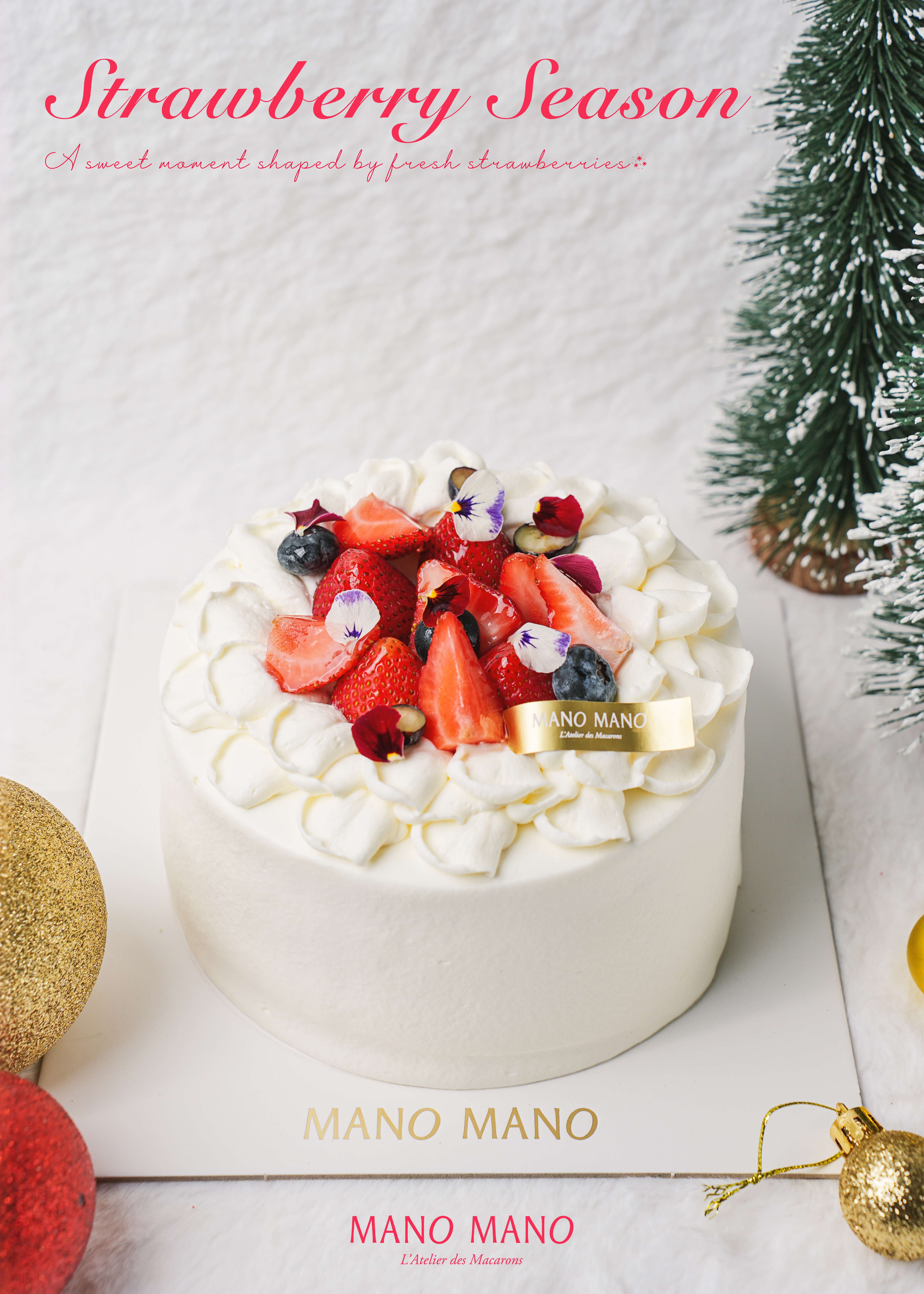 草莓季限定｜6吋 冬日草莓