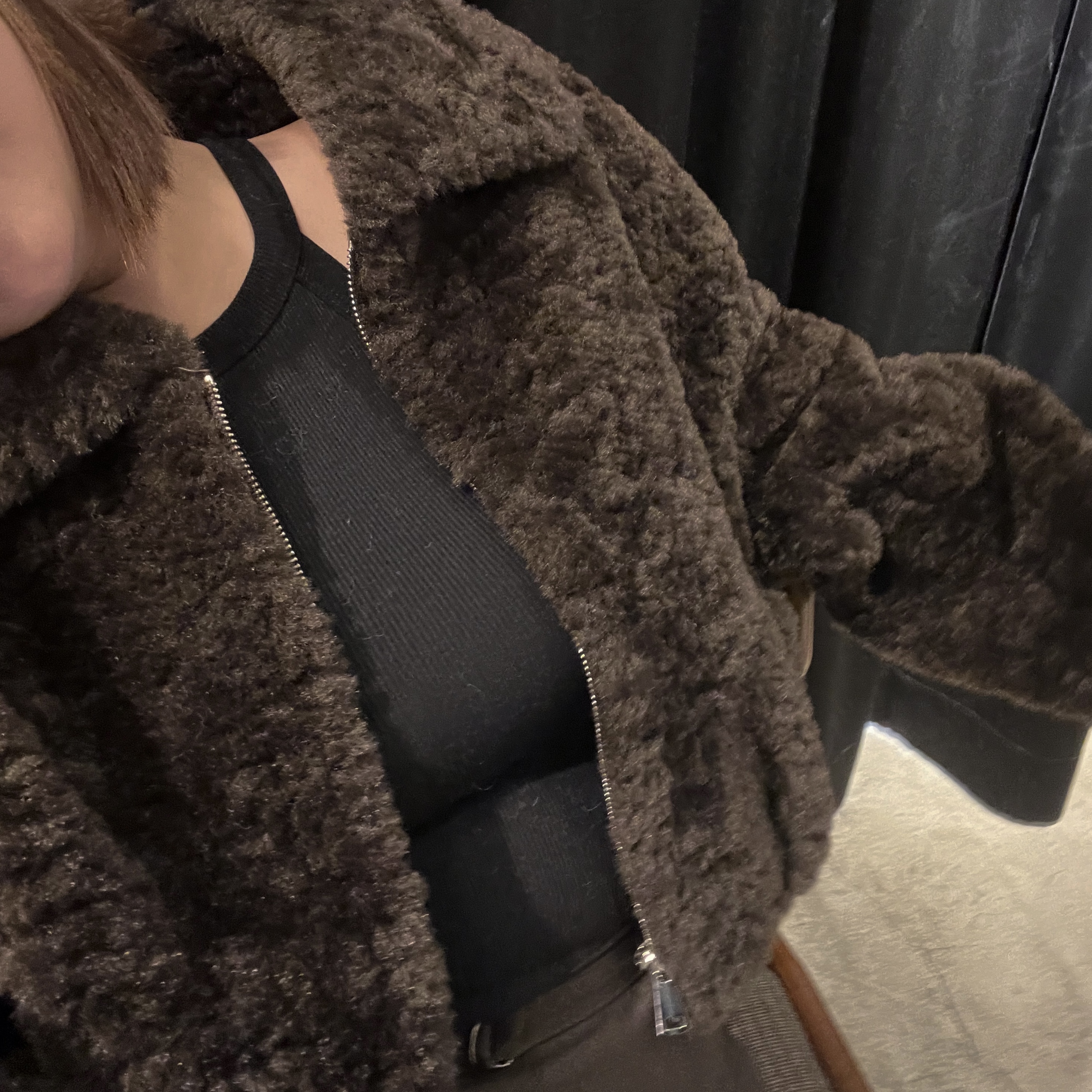 D06貴賓狗狗短版外(咖)