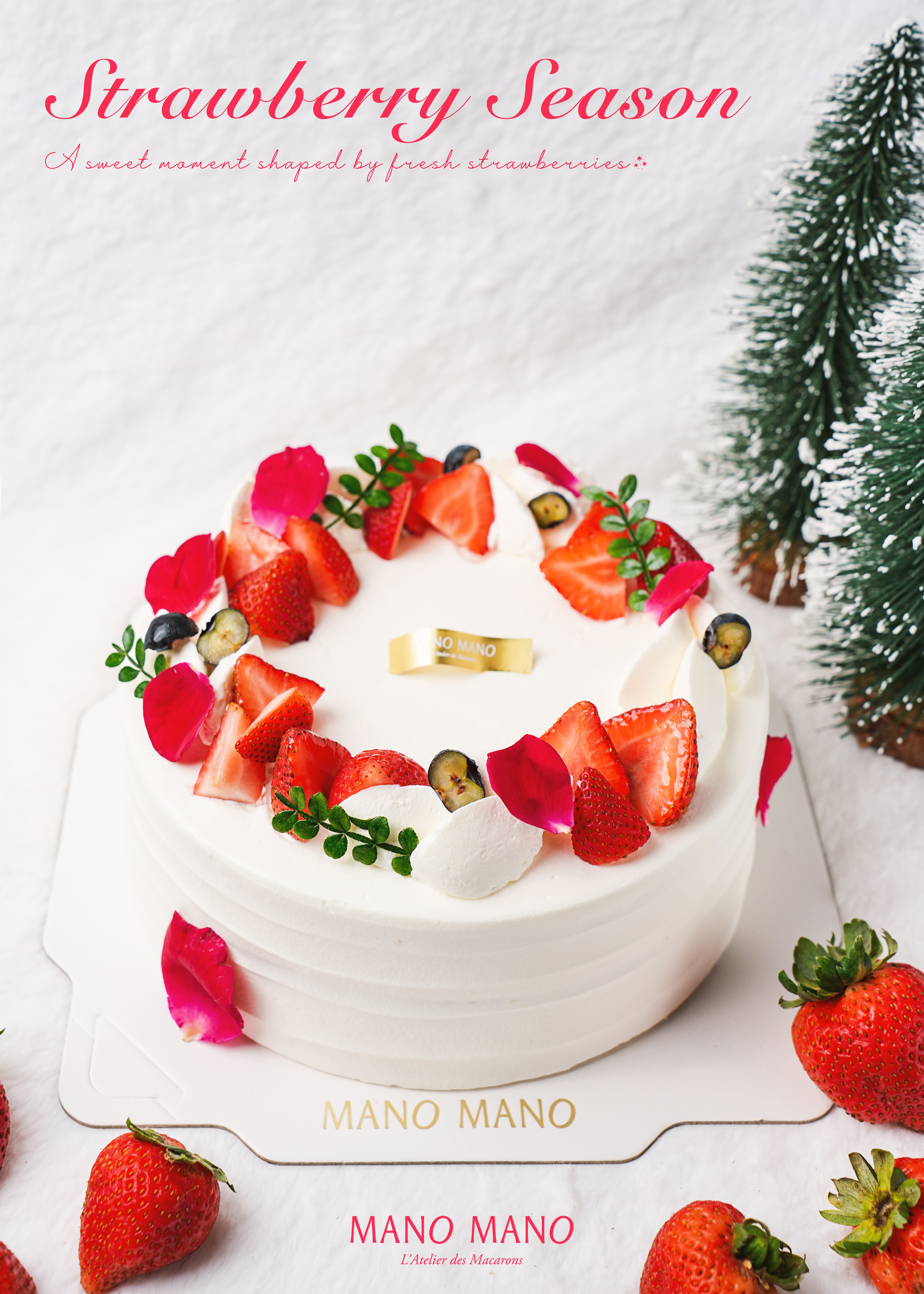 草莓季限定｜8吋 草莓花園