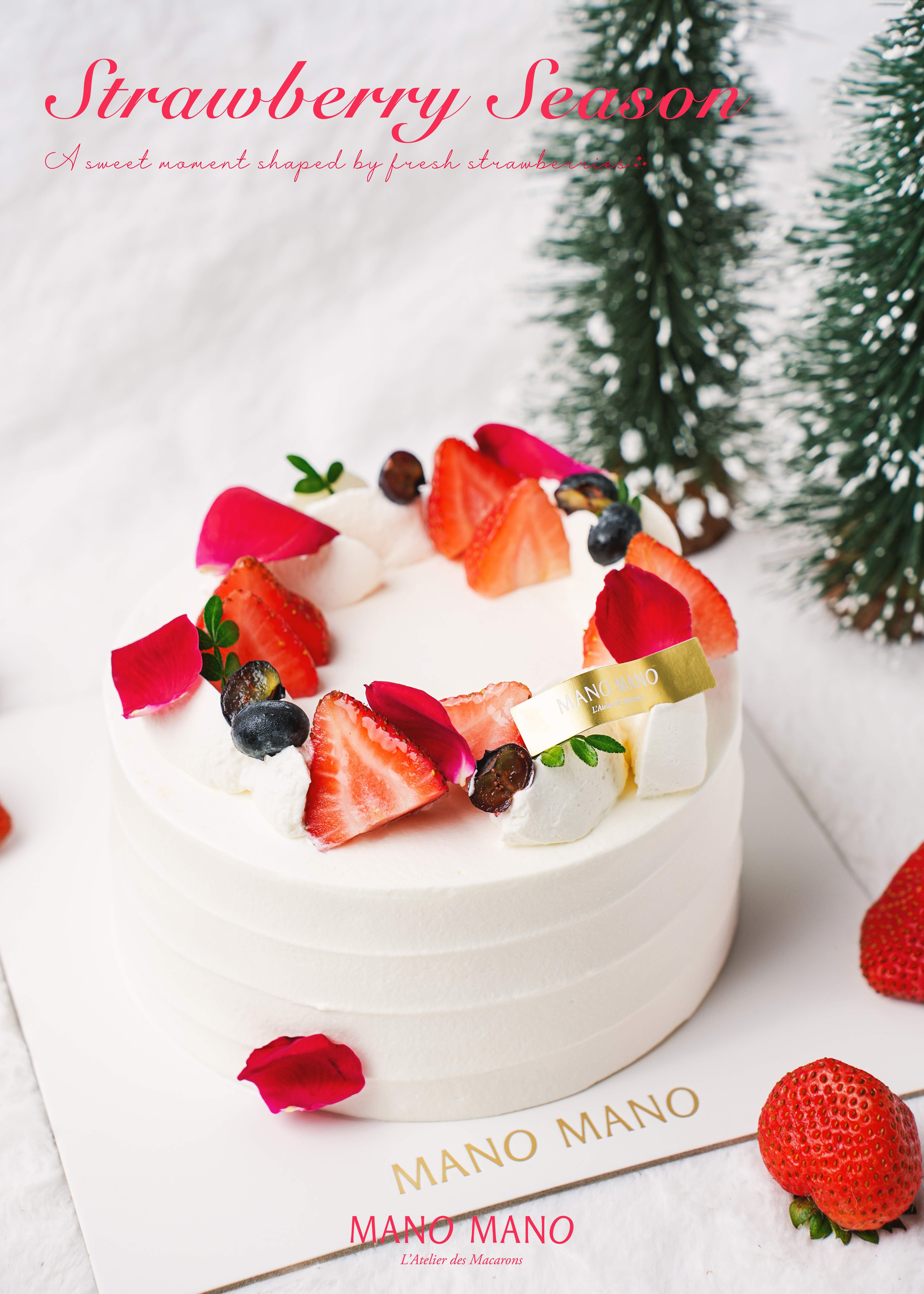 草莓季限定｜6吋 草莓花園