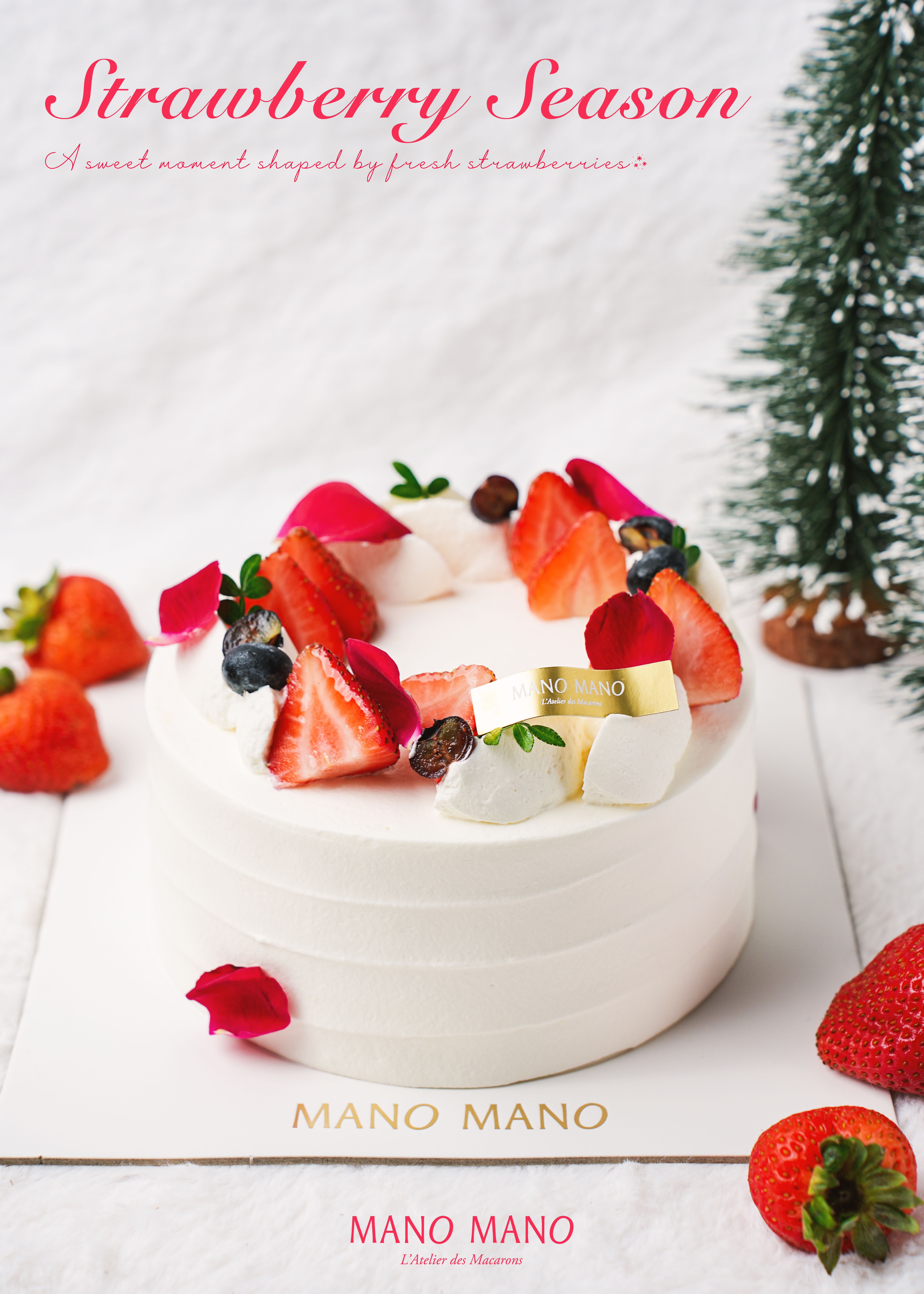 草莓季限定｜6吋 草莓花園