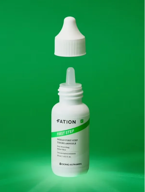 DAISO Fashion Nosca9 First Step Toning Ampoule (15ml) for Acne Scars, Blemishes, and Brightening (Korea)