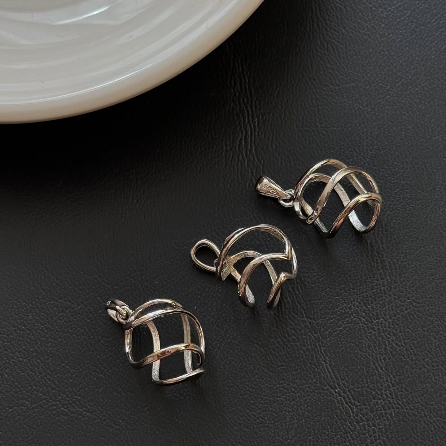 [原石] 925銀項鍊吊墜 水晶球空拖