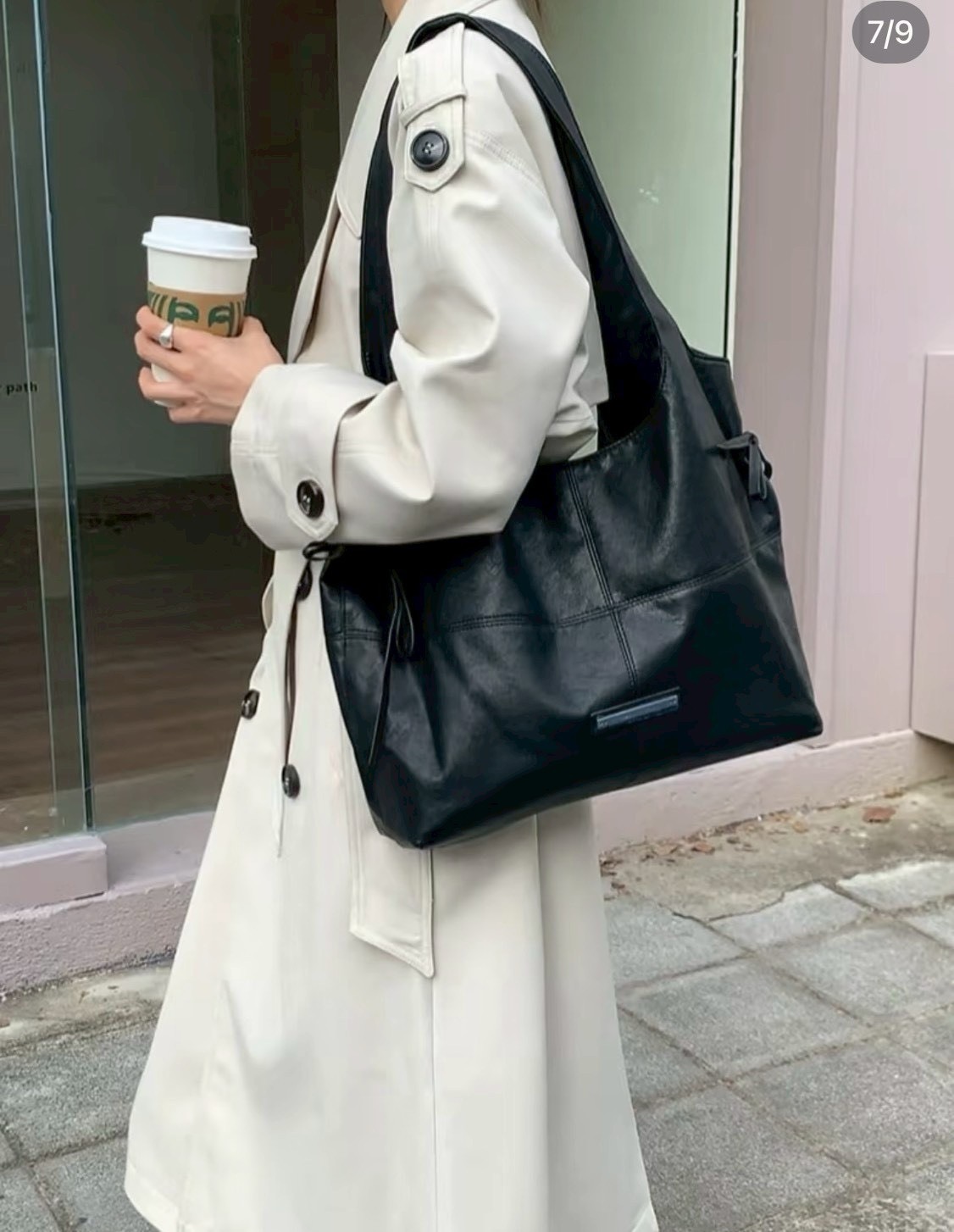 【韓國連線】MATIN KIM 側綁帶設計 肩背包 2色 MK2500BG047