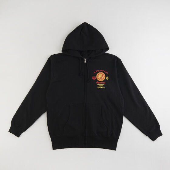 243147 Pbandai 預訂 2026/4月 仮面ライダーシリーズ×新日本プロレス×RealBVoice　ジップアップパーカー（黒）