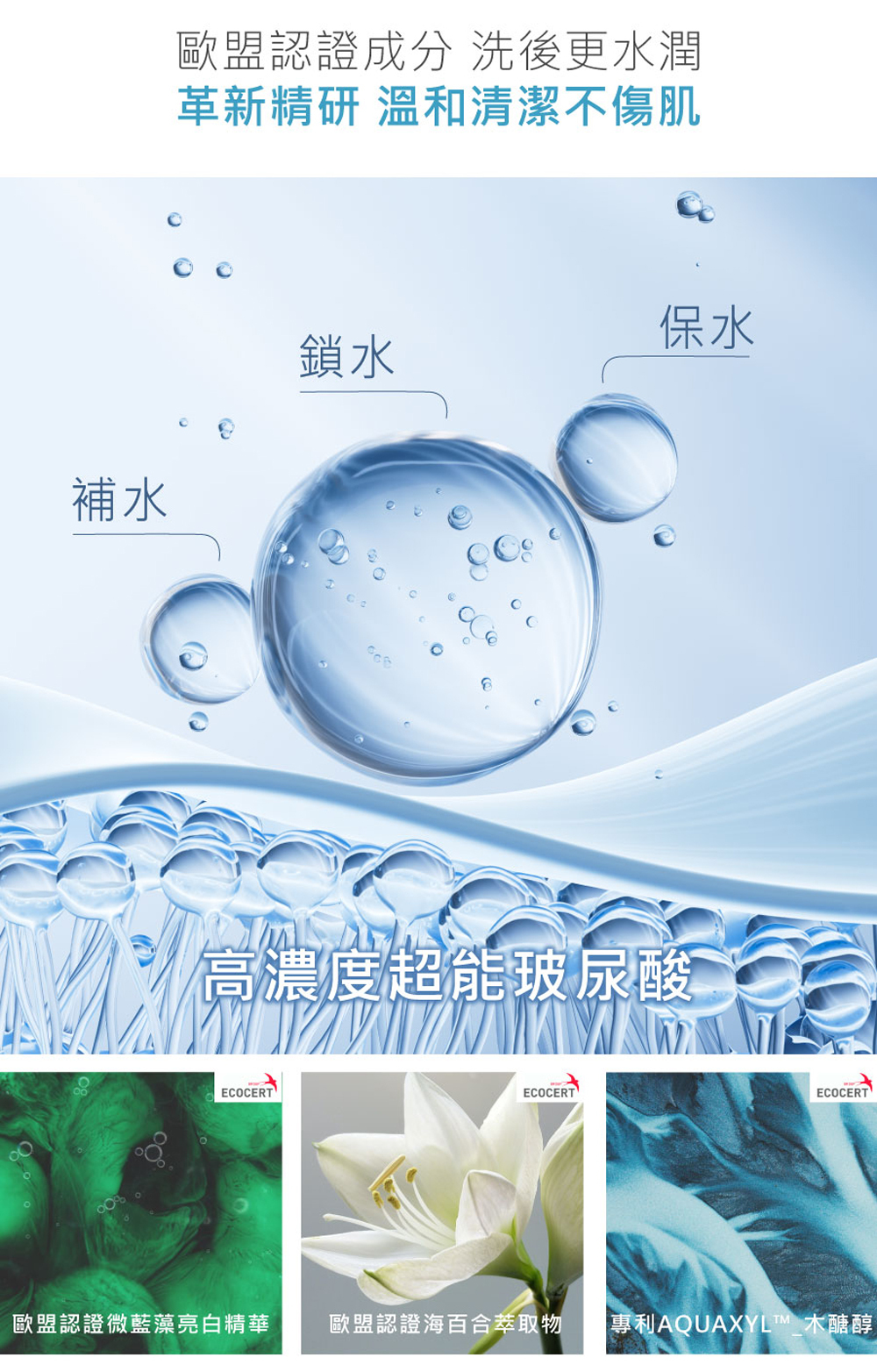 AQUA C. 迪士尼公主聯名,高濃度超能玻尿酸,保水+鎖水+補水