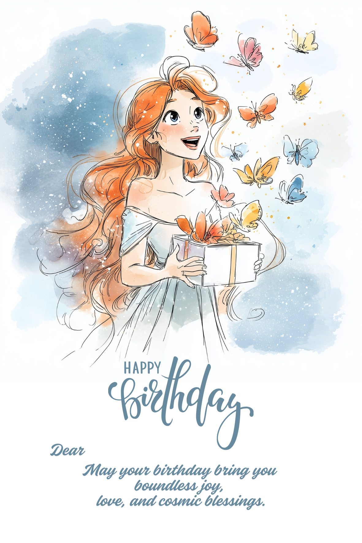 水瓶座生日卡（請於結帳頁加購）