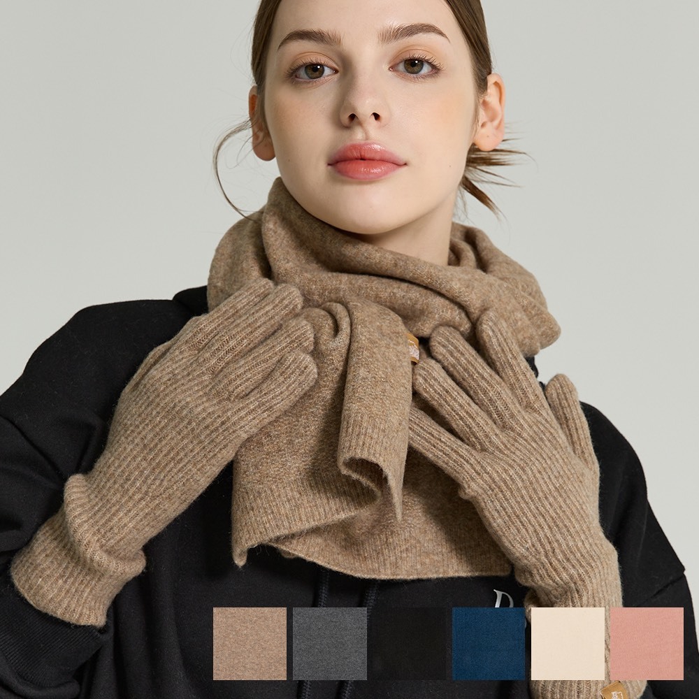 【韓國連線】RECLOW 2PACK 圍巾手套組 8色 RECLOW2PACK