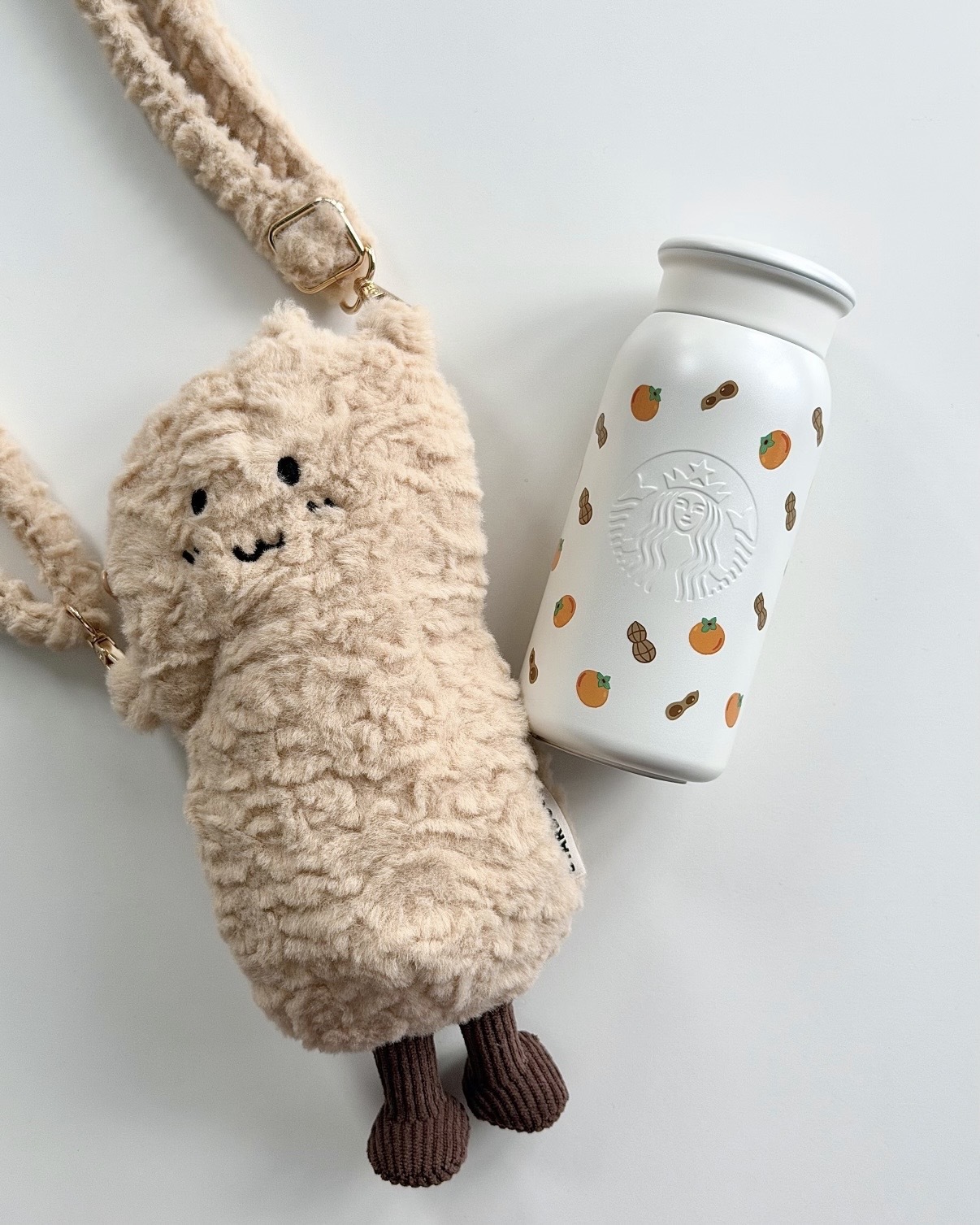 STARBUCKS 星巴克 馬上快樂系列 馬年限定 柿子 花生 不銹鋼杯 保溫杯 隨行杯 手拿杯 / 預購