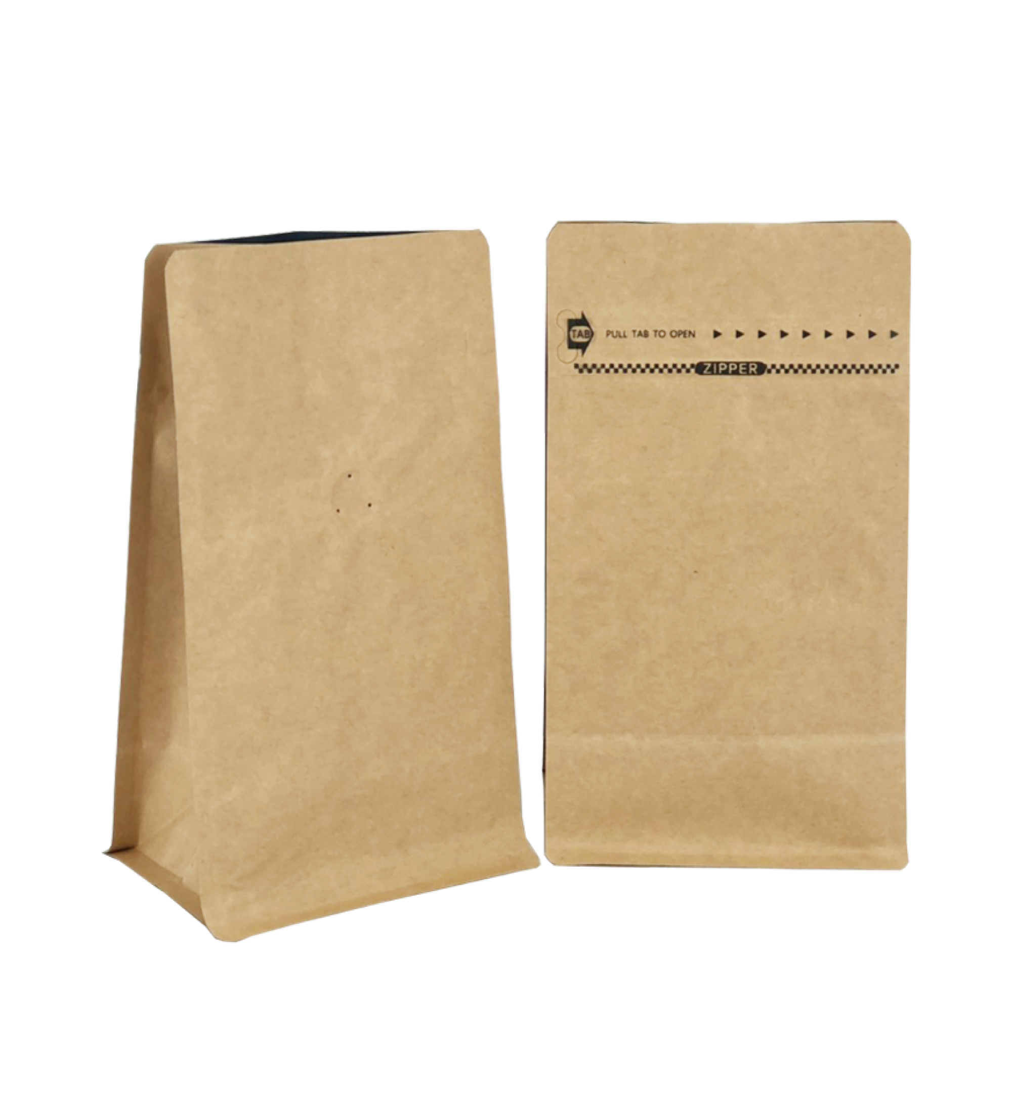 8oz/250g 赤牛夾鏈平底袋-有閥【500入】