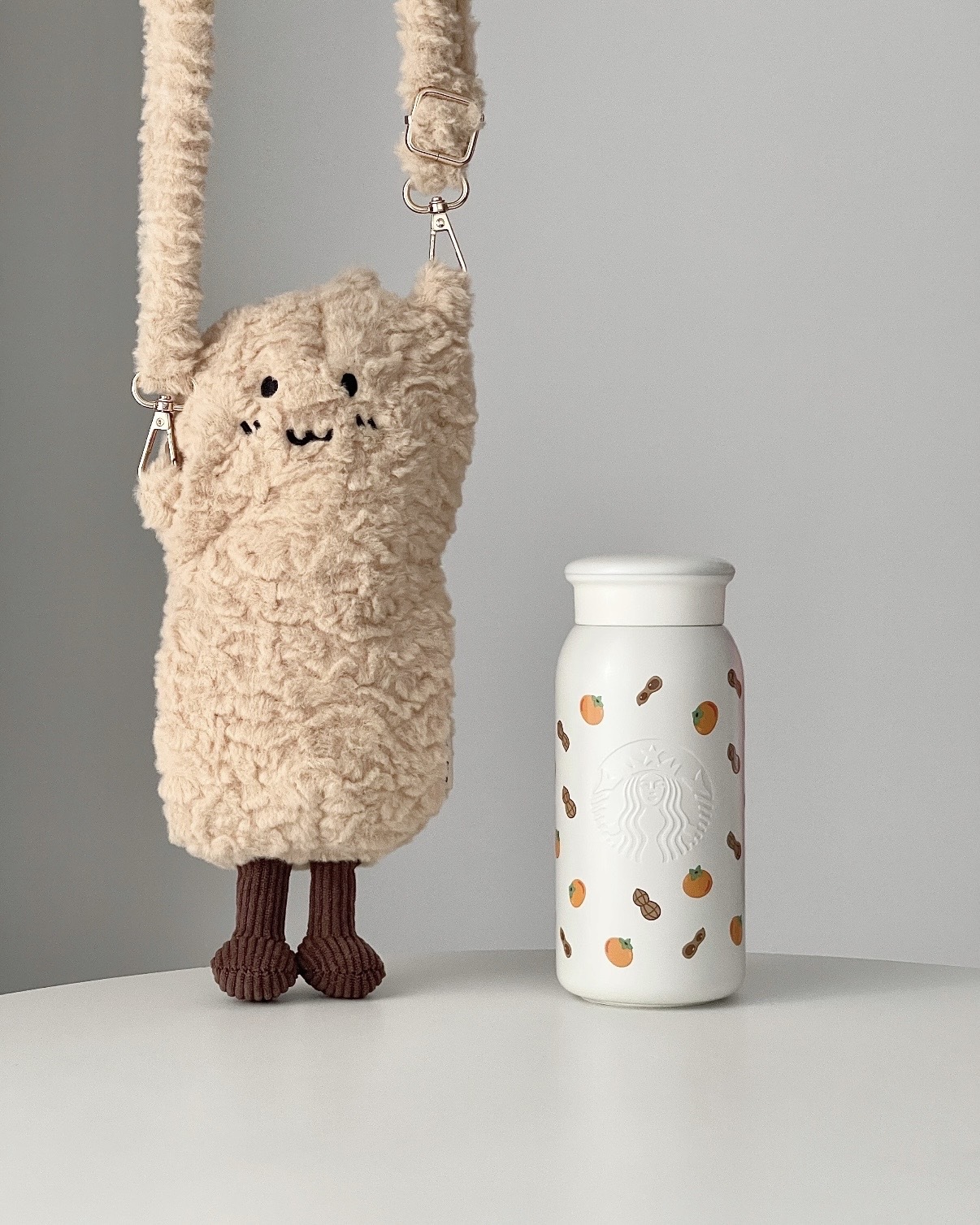 STARBUCKS 星巴克 馬上快樂系列 馬年限定 柿子 花生 不銹鋼杯 保溫杯 隨行杯 手拿杯 / 預購