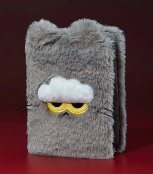 -(C05)-ZO & FRIENDS ZOA PASSPORT COVER 灰色小貓 護照套 毛毛