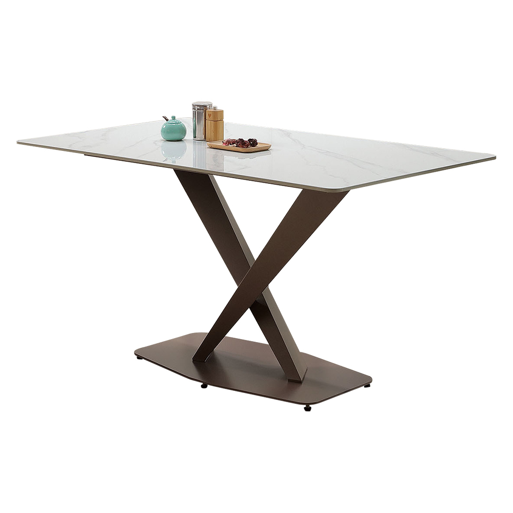 特倫斯4.7尺造型岩板餐桌