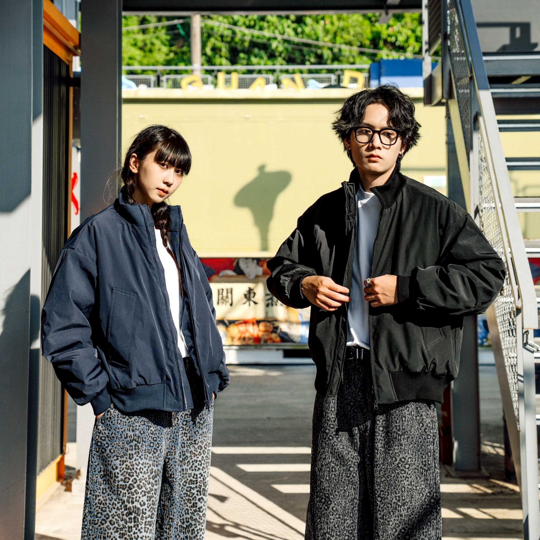 #預購 SBG美式復古立領鋪棉外套 兩色 V0009