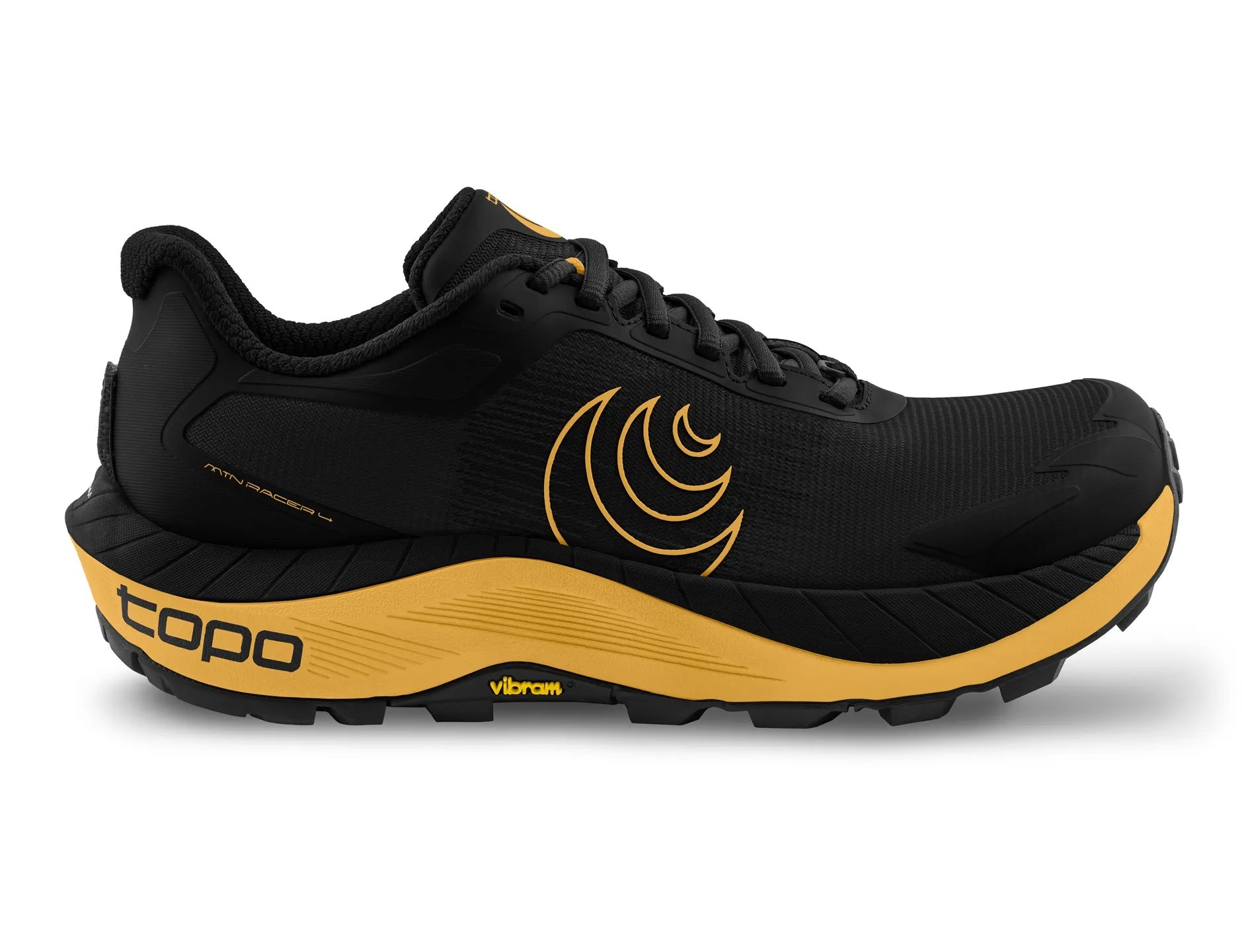 TOPO ATHLETIC MTN Racer 4 越野跑鞋 男 Black / Yellow