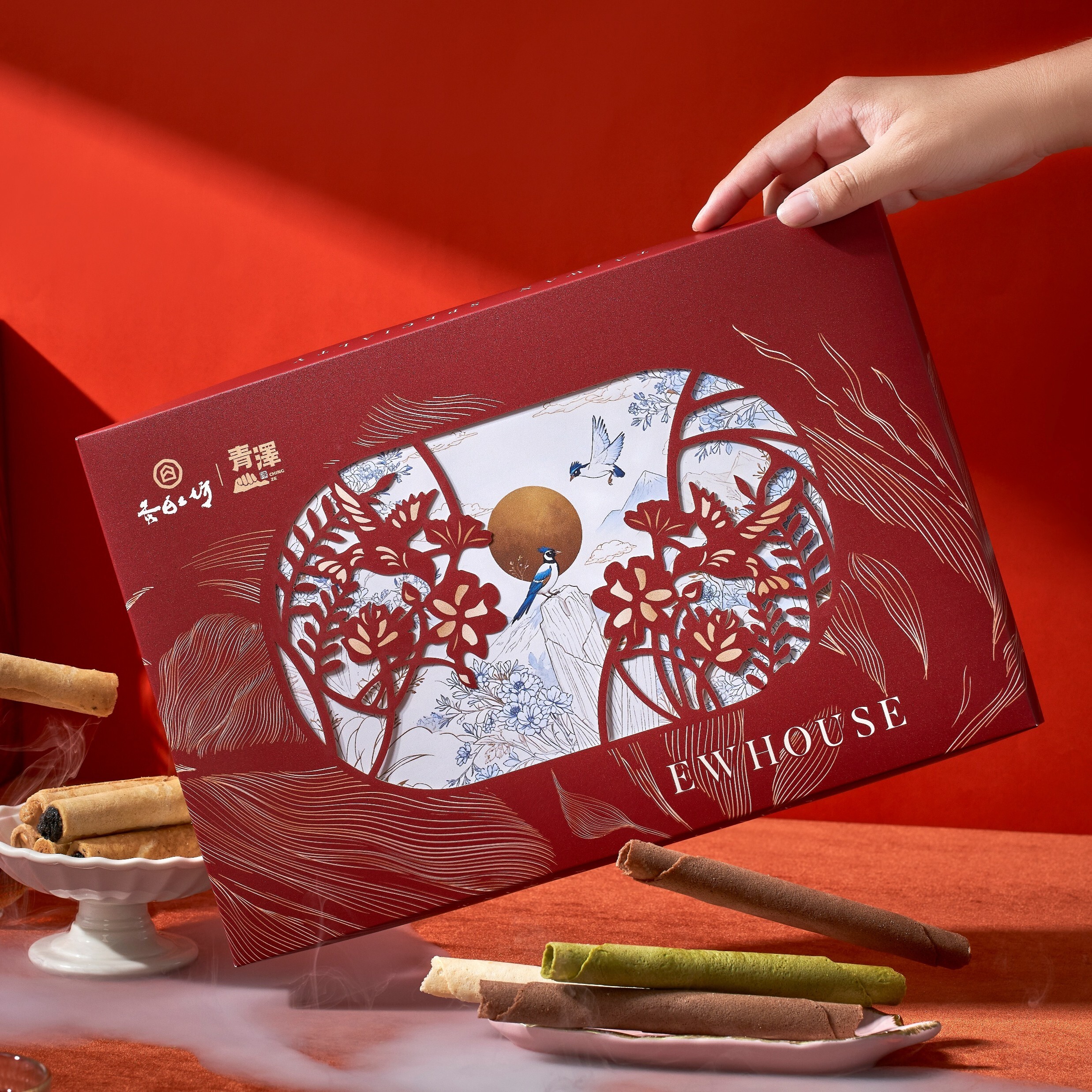 和紙張紅葉大棗　筑良造【新品未使用】 original.jpg?1766729699=&