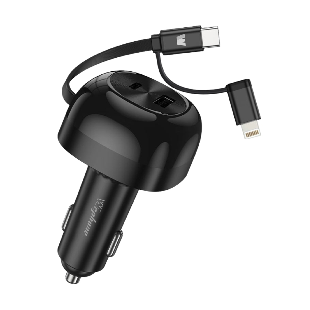 Wephone 60W 四合一車用充電器 WD03-AECS01