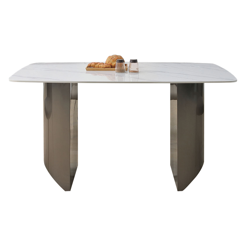 衛斯理4.7尺造型岩板餐桌