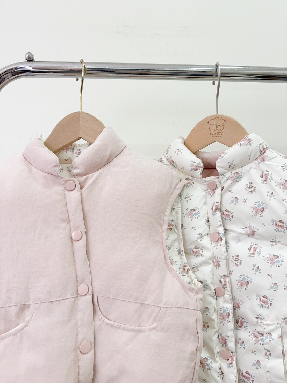 D0133雙面穿花花雲朵背心