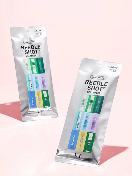 DAISO VT Reedle Shot Microneedling Kit (Korea) - 14 Trial Packs (9 Types)