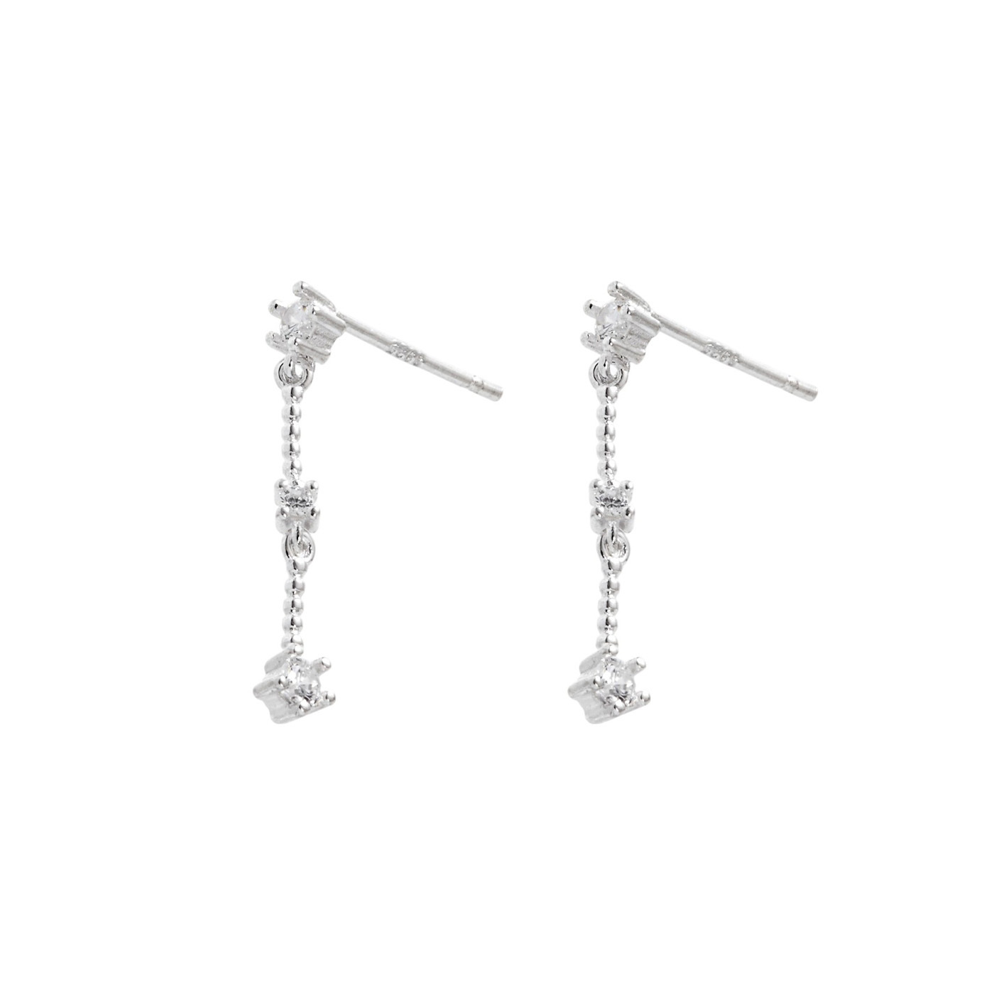 平價飾品,純銀,鋯石,耳環