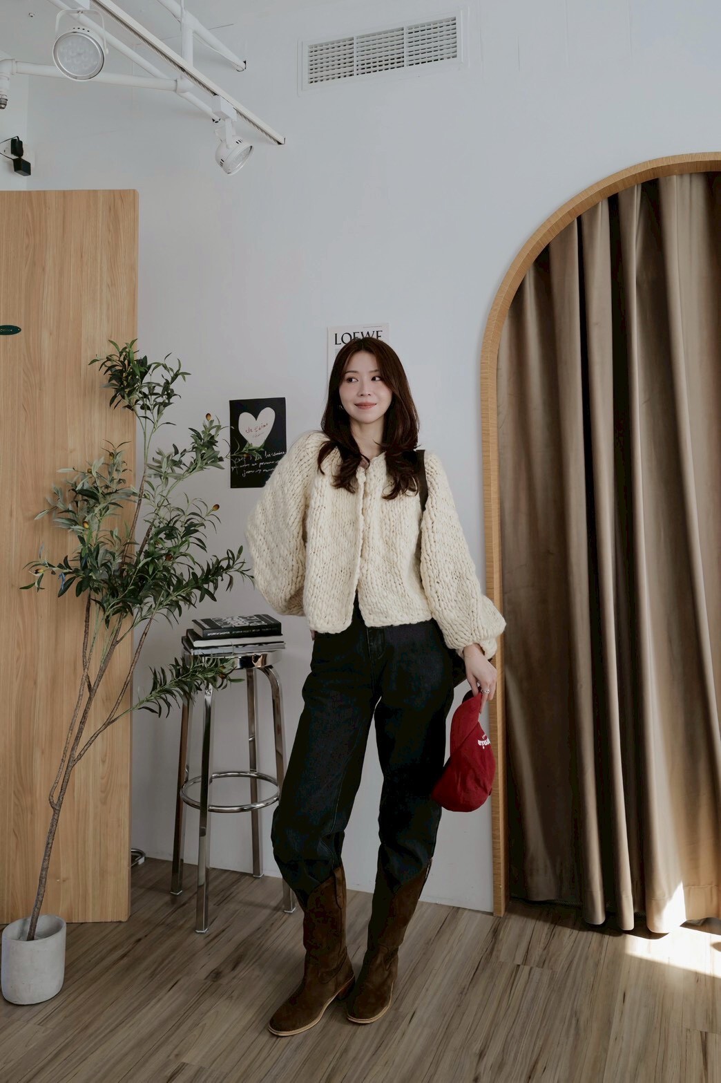 （現貨）碳灰色直筒寬褲 GO03