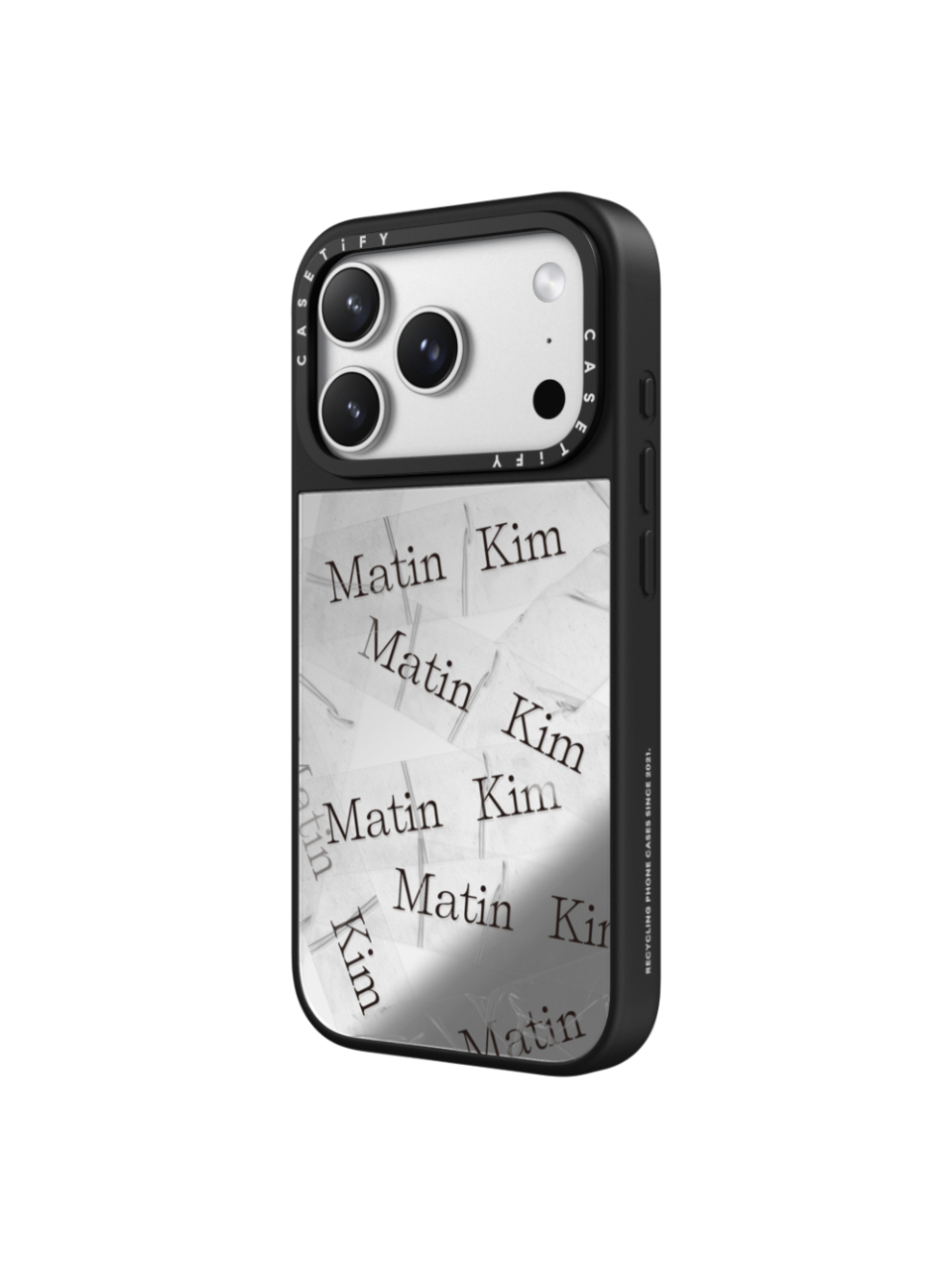 MATIN KIM X CASETiFY TAPE CASE IN SILVER