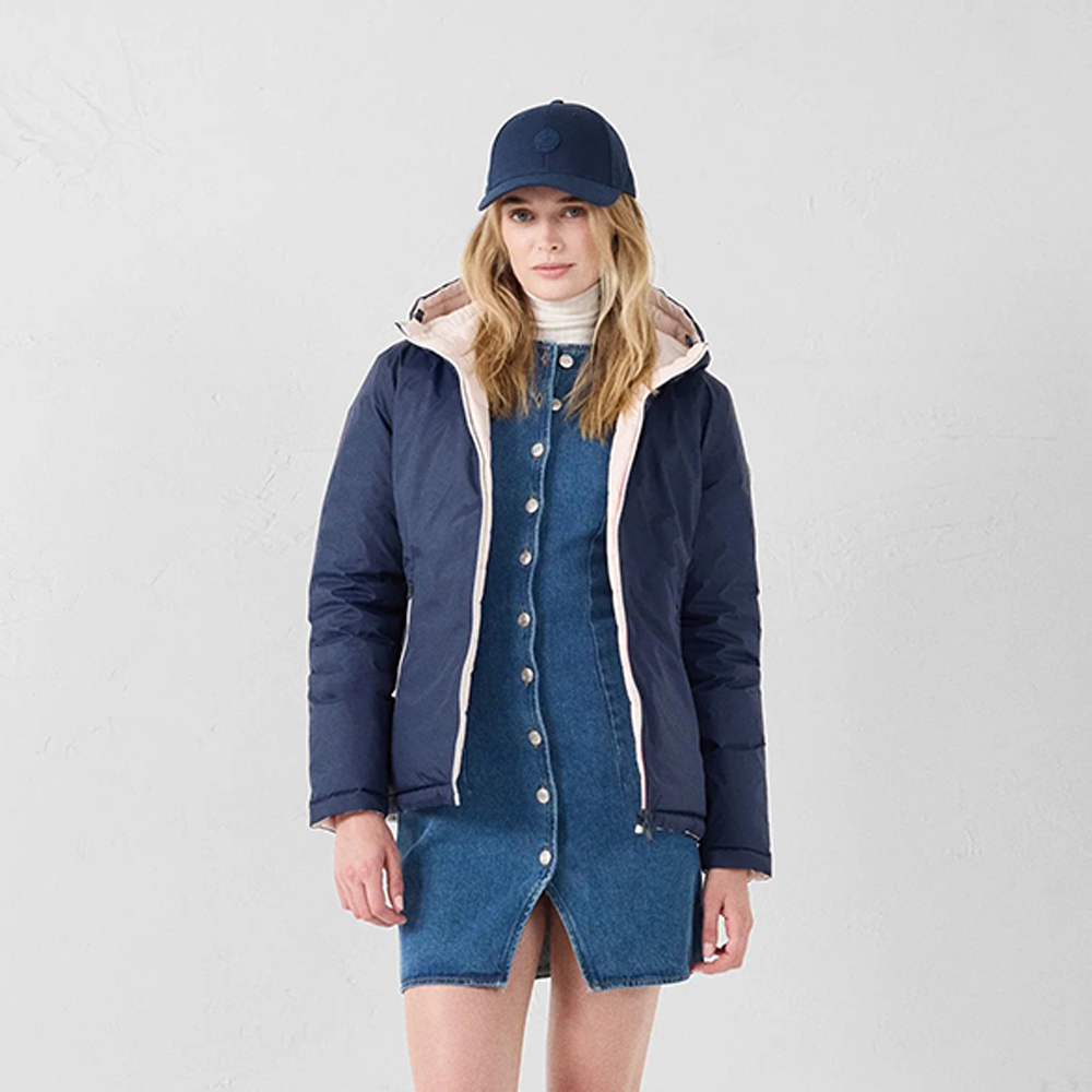 【JOTT】BER二面穿羽絨外套(藍/粉)