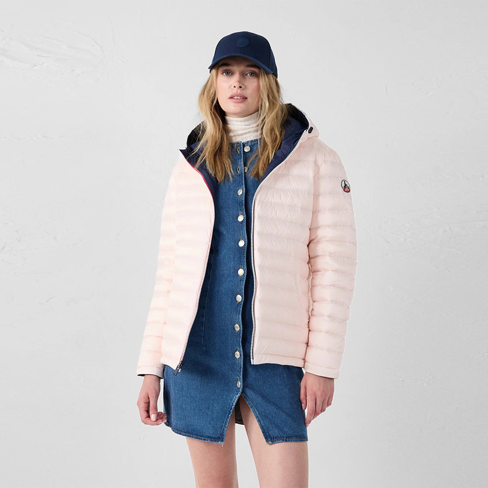 【JOTT】BER二面穿羽絨外套(藍/粉)