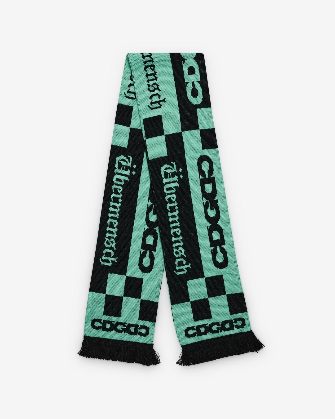 2025AW COMME des GARÇONS CDG x G-DRAGON Übermensch Check Football Scarf 川久保玲 GD 聯名 足球圍巾 現貨